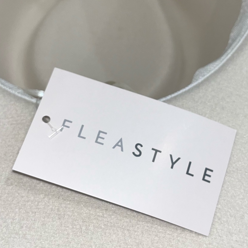 NWT FLEA STYLE | Western Wedding Ivory Flat Brim Wool Classic Hat - Picture 4 of 5